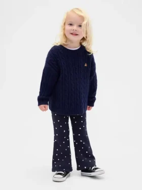 Baby & Kleinkind-Leggings mit weichem Futter und ausgestelltem Bein