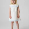 Baby & Kleinkind-Matrosenkleid mit Lochstickerei
