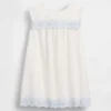 Baby & Kleinkind-Matrosenkleid mit Lochstickerei