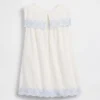 Baby & Kleinkind-Matrosenkleid mit Lochstickerei