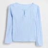Baby & Kleinkind-Oberteil mit Pointelle-Muster und Schleife