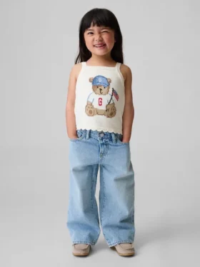 Baby & Kleinkind-Pullover mit „Brannan Bear Americana“-Motiv