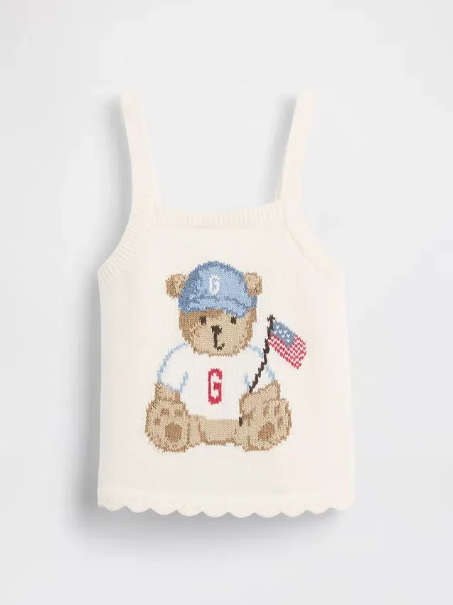Baby & Kleinkind-Pullover mit „Brannan Bear Americana“-Motiv