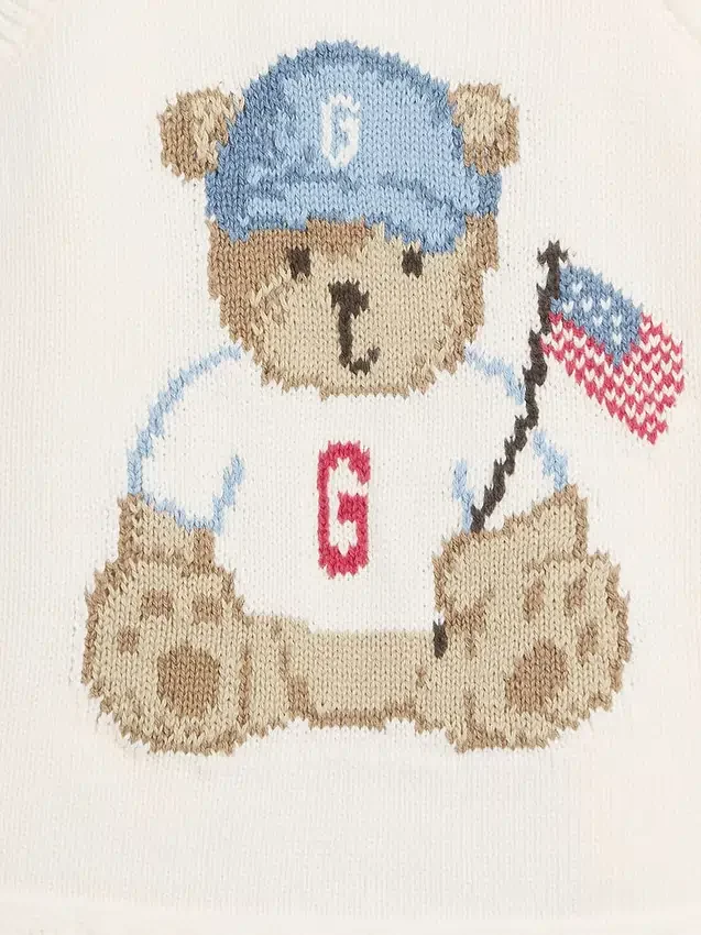 Baby & Kleinkind-Pullover mit „Brannan Bear Americana“-Motiv