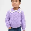 Baby & Kleinkind-Pullover mit Kragen aus CashSoft