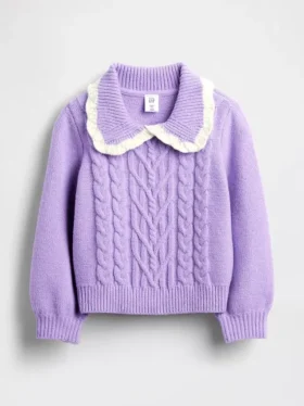Baby & Kleinkind-Pullover mit Kragen aus CashSoft