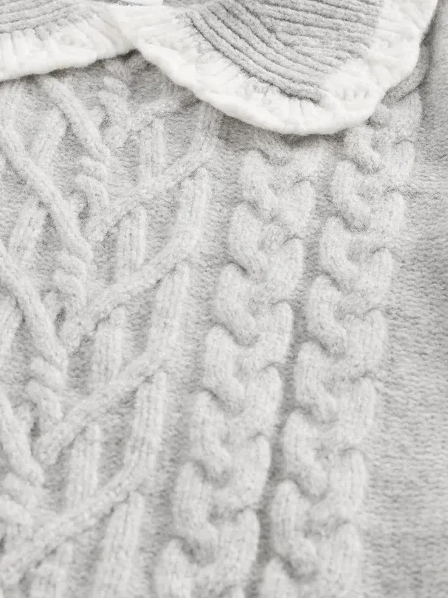 Baby & Kleinkind-Pullover mit Kragen aus CashSoft
