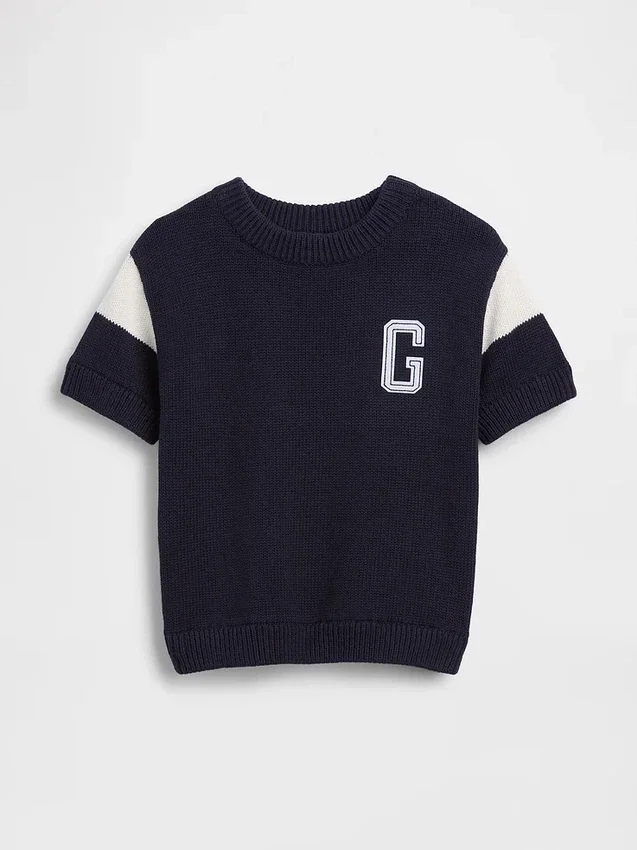 Baby & Kleinkind-Pullover mit Varsity-Logo