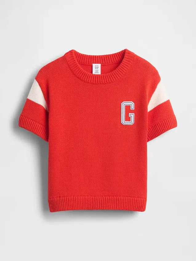 Baby & Kleinkind-Pullover mit Varsity-Logo