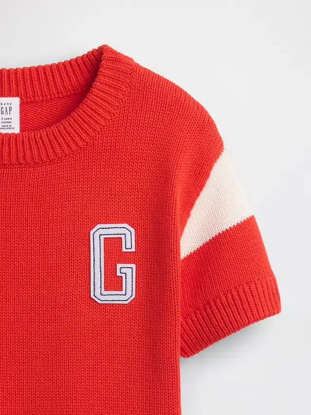 Baby & Kleinkind-Pullover mit Varsity-Logo