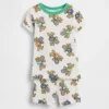 Baby & Kleinkind-Pyjama-Set aus gebürsteter Bio-Baumwolle mit Brannan-Bär-Motiv