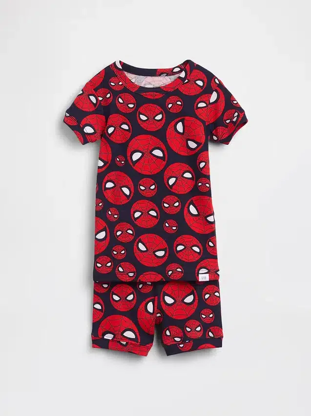 Baby & Kleinkind-Pyjama-Set aus gebürsteter Bio-Baumwolle mit Marvel-Motiv