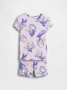 Baby & Kleinkind-Pyjama-Set aus gebürsteter Bio-Baumwolle mit Marvel-Motiv