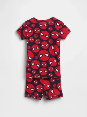 Baby & Kleinkind-Pyjama-Set aus gebürsteter Bio-Baumwolle mit Marvel-Motiv