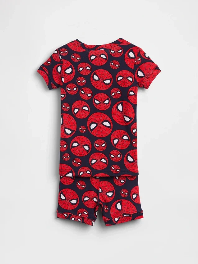 Baby & Kleinkind-Pyjama-Set aus gebürsteter Bio-Baumwolle mit Marvel-Motiv