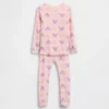 Baby & Kleinkind-Pyjama-Set aus gebürsteter Bio-Baumwolle mit Sesamstraßen-Motiv