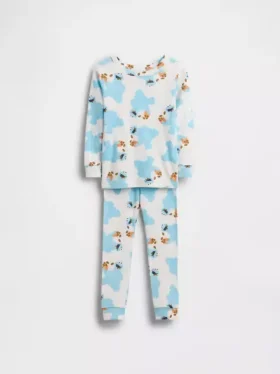Baby & Kleinkind-Pyjama-Set aus gebürsteter Bio-Baumwolle mit Sesamstraßen-Motiv