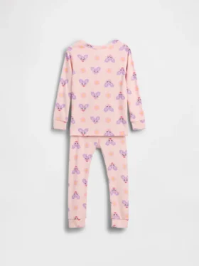 Baby & Kleinkind-Pyjama-Set aus gebürsteter Bio-Baumwolle mit Sesamstraßen-Motiv