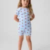 Baby & Kleinkind-Pyjama-Set „Brannan Bear“ aus gebürsteter Bio-Baumwolle in Shorts-Form