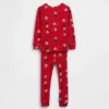 Baby & Kleinkind-Pyjama-Set „Sesamstraße“ aus gebürsteter Bio-Baumwolle mit Elmo-Motiv