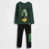 Baby & Kleinkind-Pyjama-Set „Wicked“ aus gebürsteter Bio-Baumwolle