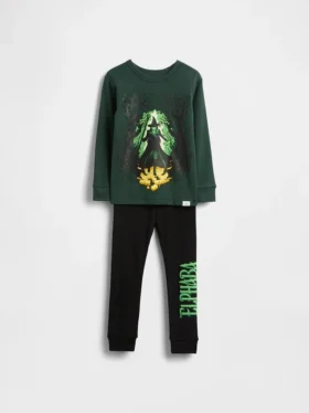 Baby & Kleinkind-Pyjama-Set „Wicked“ aus gebürsteter Bio-Baumwolle