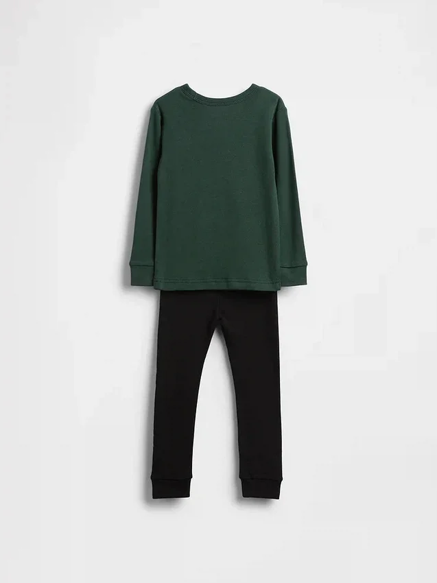 Baby & Kleinkind-Pyjama-Set „Wicked“ aus gebürsteter Bio-Baumwolle