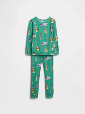 Baby & Kleinkind-Pyjama-Set „Winnie the Pooh“ aus gebürsteter Bio-Baumwolle