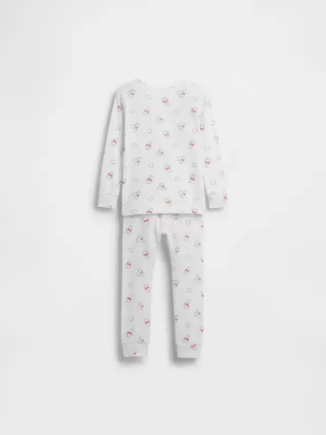 Baby & Kleinkind-Pyjama-Set „Winnie the Pooh“ aus gebürsteter Bio-Baumwolle
