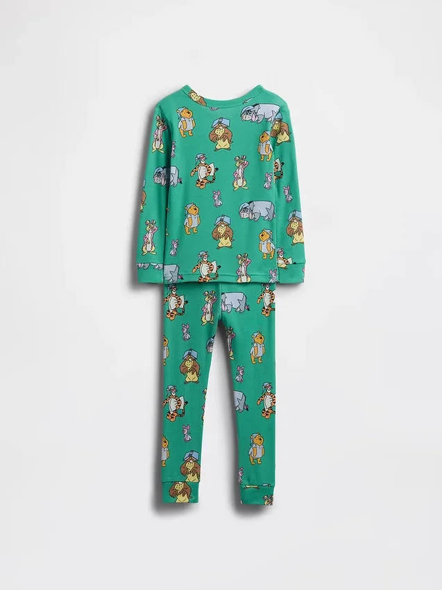 Baby & Kleinkind-Pyjama-Set „Winnie the Pooh“ aus gebürsteter Bio-Baumwolle
