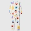 Baby & Kleinkind Sesamstraße Bio-Pyjama-Set aus gebürsteter Baumwolle