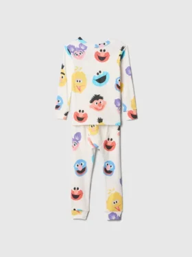 Baby & Kleinkind Sesamstraße Bio-Pyjama-Set aus gebürsteter Baumwolle