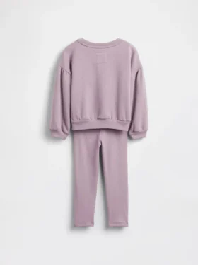 Baby & Kleinkind-Set aus „Bluey Vintagesoft“-Sweatshirt und gerippten Leggings