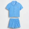 Baby & Kleinkind-Set aus kariertem Frottee im Resort-Stil