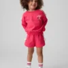 Baby & Kleinkind-Set aus Vintagesoft-Sweatshirt mit Schleifenlogo