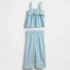 Baby & Kleinkind-Set mit Zitronen-Gingham-Muster