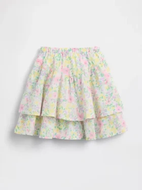 Baby & Kleinkind-Skort mit doppelten Rüschen