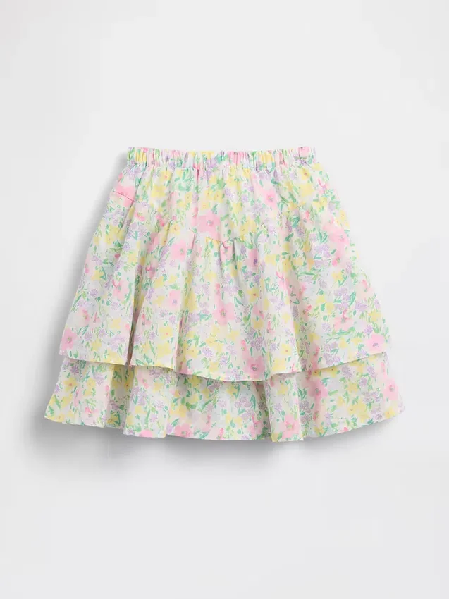 Baby & Kleinkind-Skort mit doppelten Rüschen