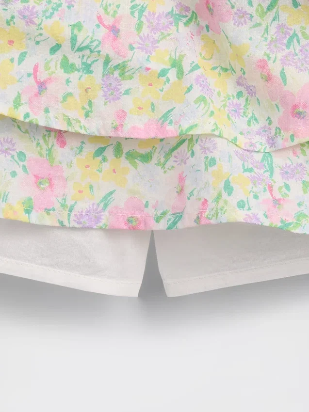 Baby & Kleinkind-Skort mit doppelten Rüschen