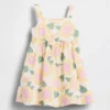 Baby & Kleinkind-Sommerkleid aus Baumwollgaze mit Sonnenblumenmuster