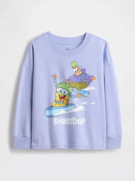 Baby & Kleinkind SpongeBob Schwammkopf T-Shirt mit Logo-Aufdruck