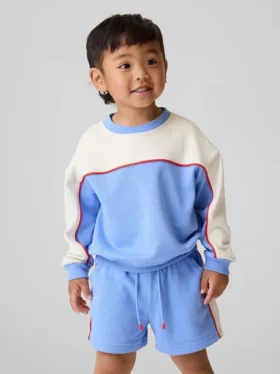 Baby & Kleinkind-Sweatshirt aus Vintagesoft-Frottee im Varsity-Stil