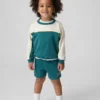 Baby & Kleinkind-Sweatshirt aus Vintagesoft-Frottee im Varsity-Stil