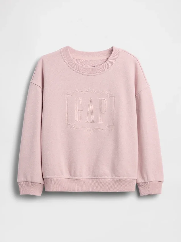 Baby & Kleinkind-Sweatshirt aus Vintagesoft-Frottee mit gesticktem Logo