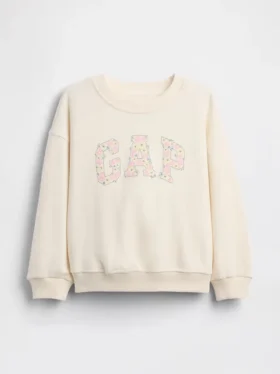 Baby & Kleinkind-Sweatshirt aus Vintagesoft-Frottee mit gesticktem Logo