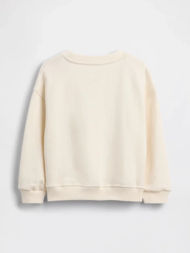 Baby & Kleinkind-Sweatshirt aus Vintagesoft-Frottee mit gesticktem Logo