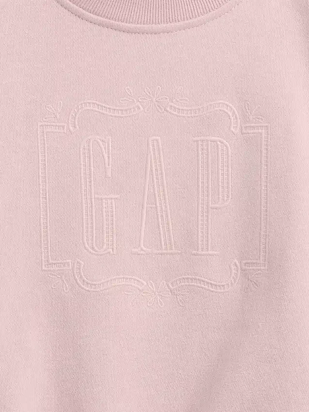 Baby & Kleinkind-Sweatshirt aus Vintagesoft-Frottee mit gesticktem Logo