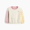 Baby & Kleinkind-Sweatshirt „Vintagesoft“ mit Farbblock-Design
