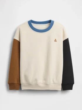 Baby & Kleinkind-Sweatshirt „Vintagesoft“ mit Farbblock-Design