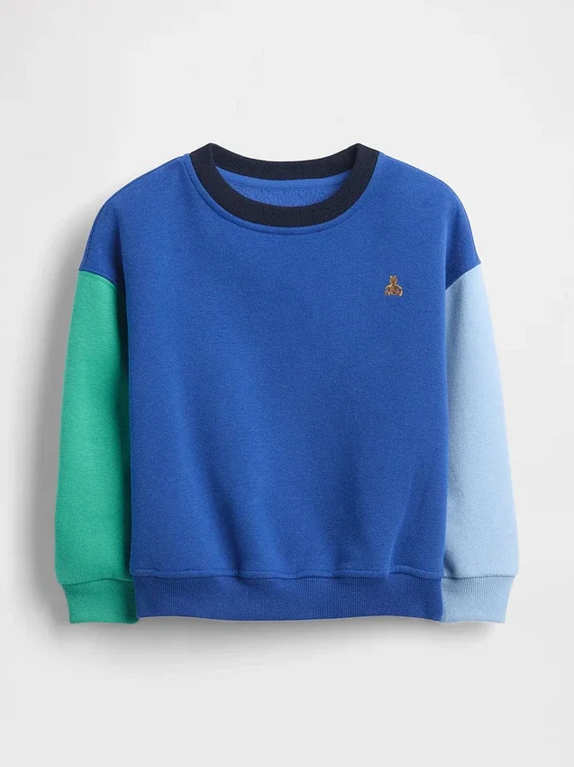 Baby & Kleinkind-Sweatshirt „Vintagesoft“ mit Farbblock-Design